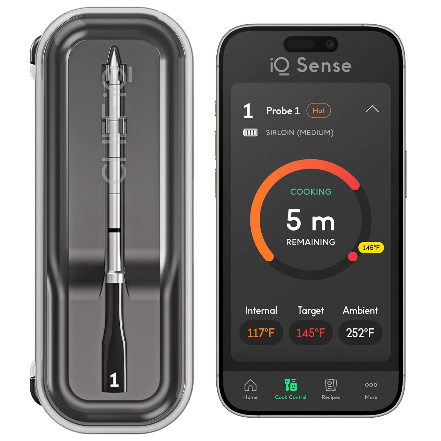 best meat thermometer for bbq - chef iq sense